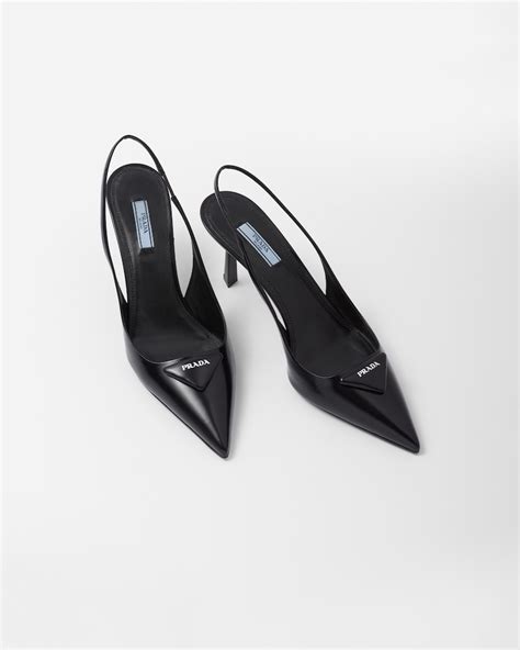 prada sling back heels